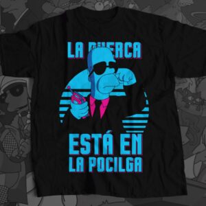 Camiseta 100% algodón  estampada Homero Hombre/Mujer