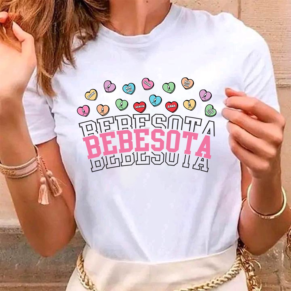 Camiseta piel de durazno Sublimada  Bebesota Mujer